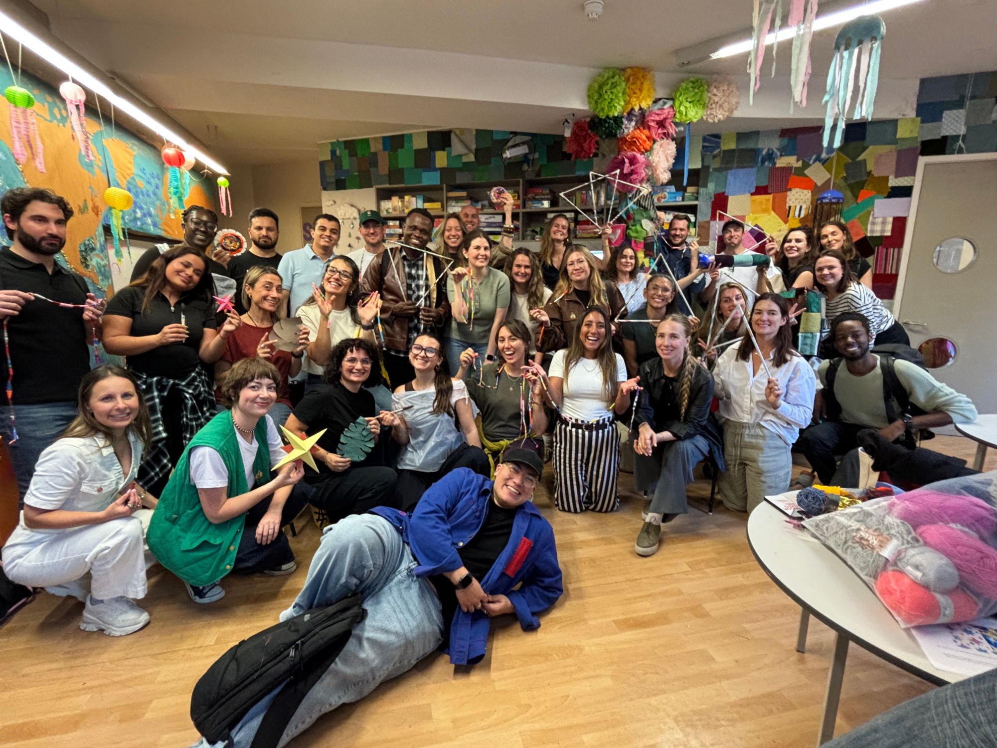 The Canva Africa team and EMEA community together at the London International Moment